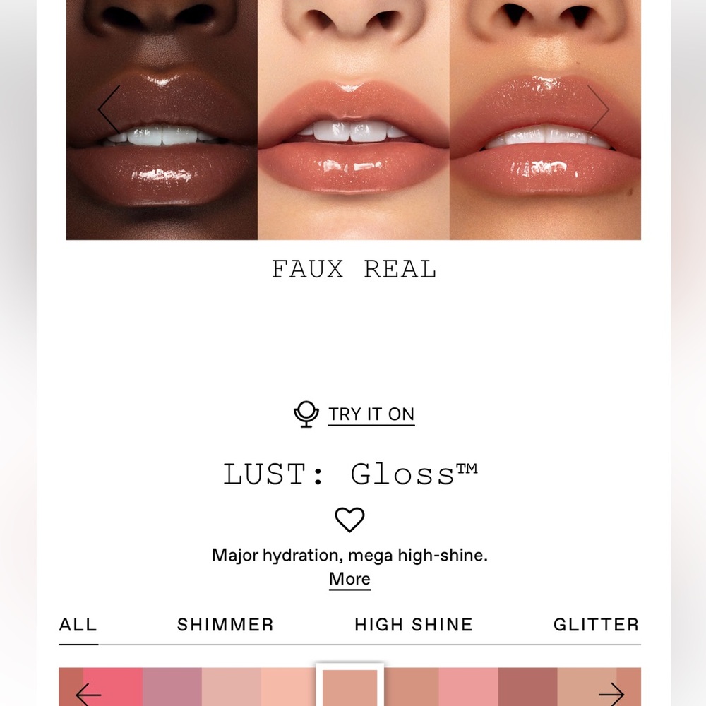 Pat McGrath Labs Lust Gloss in color Faux Real. NWT.